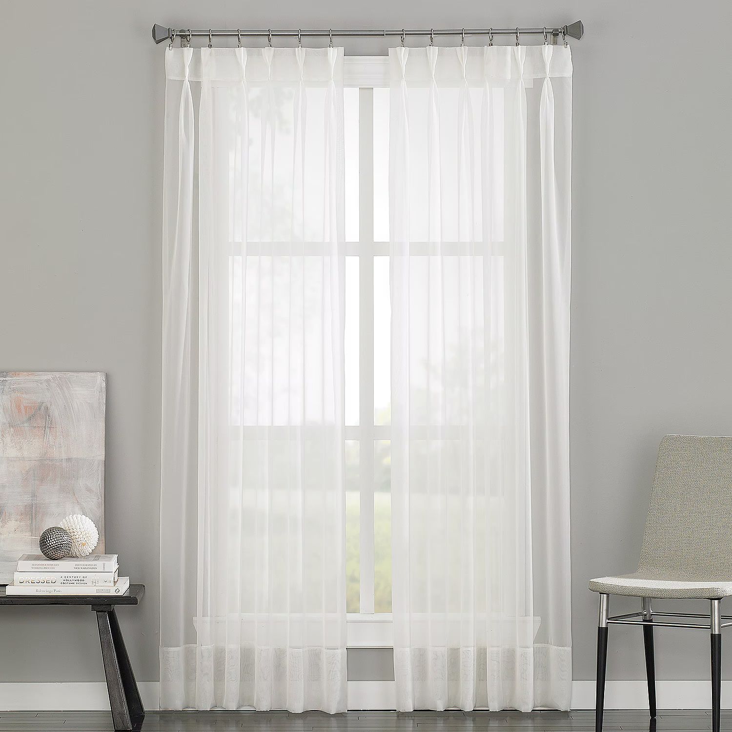 CHF Soho Sheer Pinch Pleat Single Curtain Panel | JCPenney