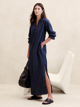 Cruz Denim Maxi Dress | Banana Republic (US)