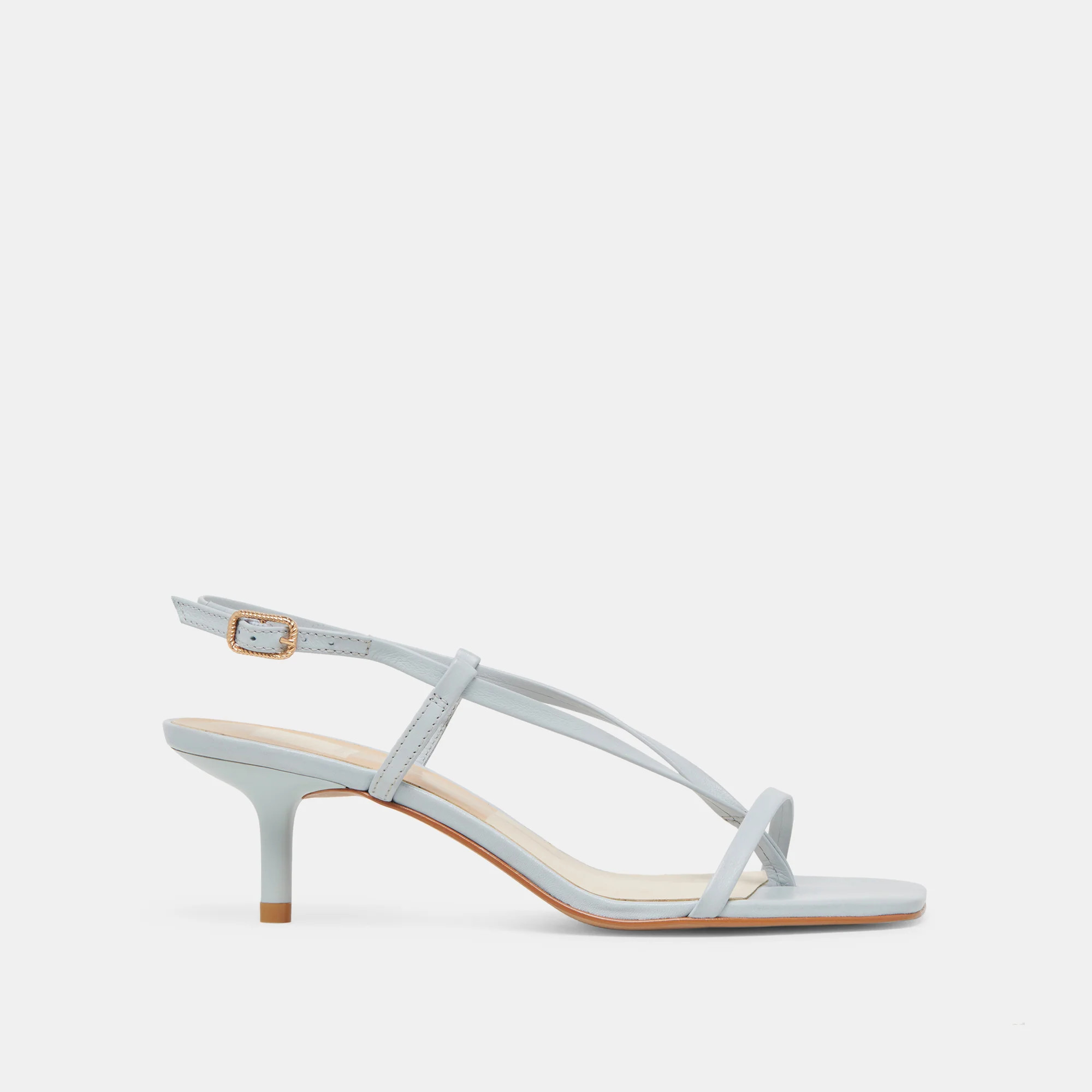 LAURY HEELS ICE BLUE LEATHER | DolceVita.com