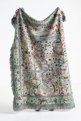 Tales Cotton Woven Throw Blanket | Anthropologie (US)
