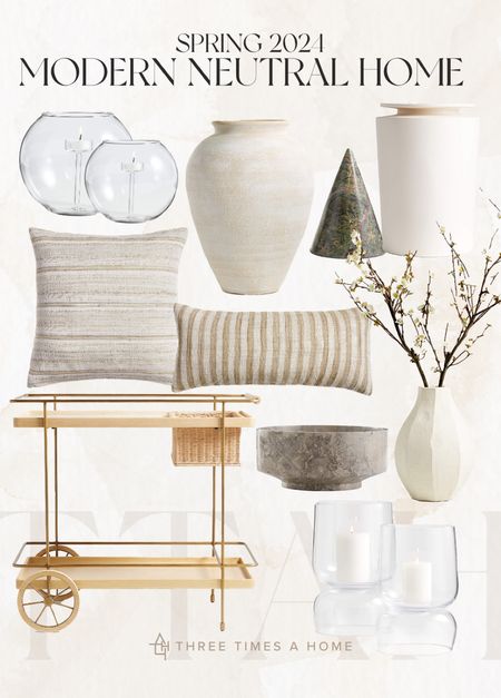 Beautiful neutral and modern decor finds for your home this spring 

#LTKhome #LTKSeasonal #LTKstyletip
