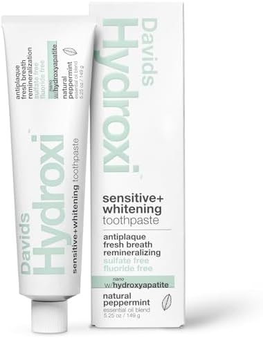Davids Hydroxi - Pasta de dientes nano hidroxiapatita sin flúor para remineralizar, soporte sens... | Amazon (US)