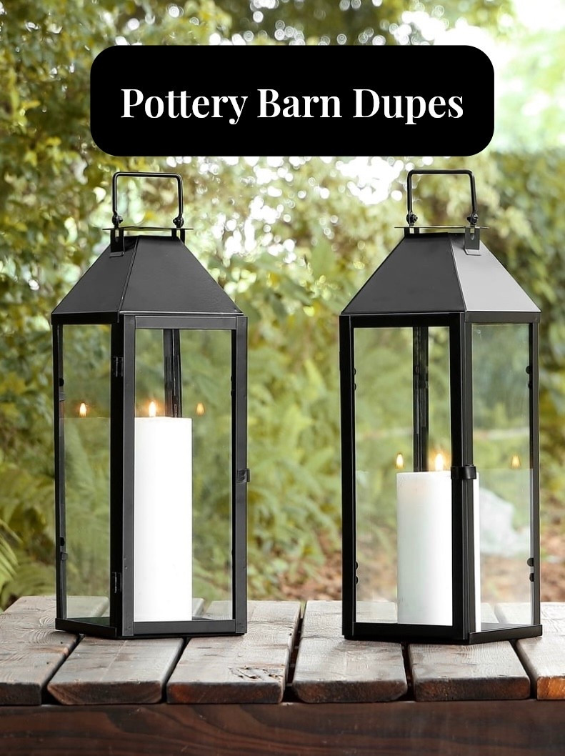 Pottery Barn Dupe Outdoor Lanterns

#LTKSeasonal #LTKSaleAlert #LTKHome