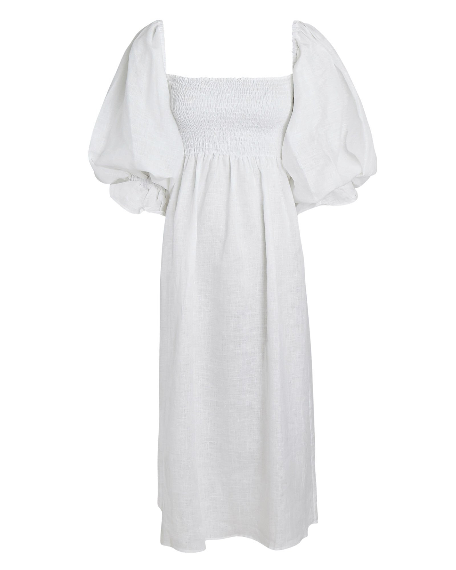 Atlanta Linen Midi Dress | INTERMIX