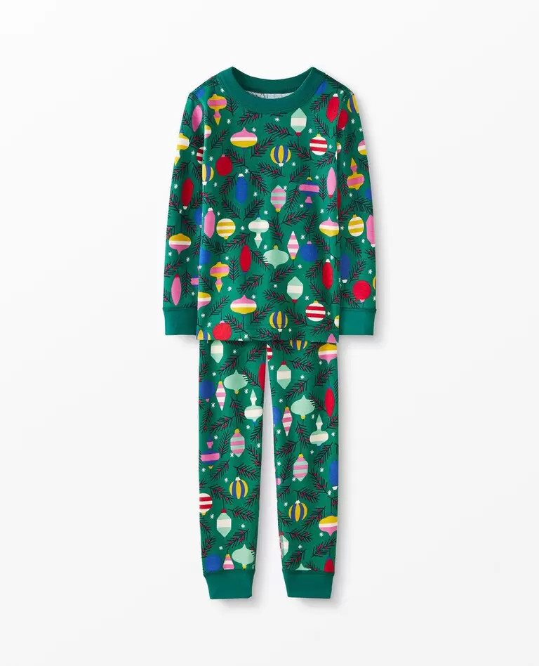 Holiday Print Long John Pajama Set | Hanna Andersson