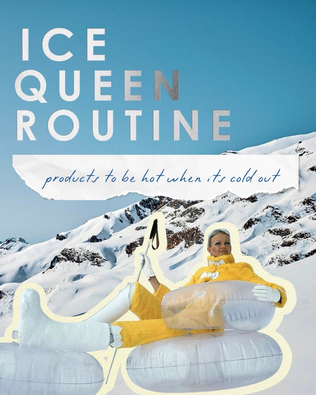 All of my current glow up products ✨