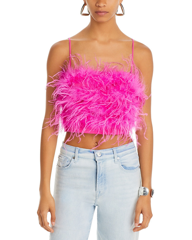 Lucy Paris Milly Feather Top | Bloomingdale's (US)