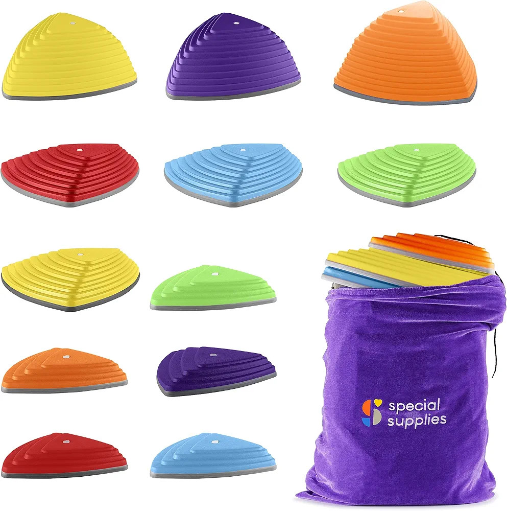 Special Supplies Stepping Stones for Kids Indoor and Outdoor Balance Blocks Promote Coordination,... | Amazon (US)