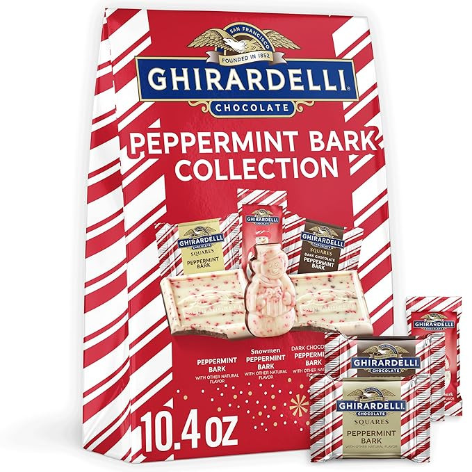 GHIRARDELLI Limited Edition Peppermint Bark Collection, 10.4 oz Bag – Holiday Chocolate Gift As... | Amazon (US)