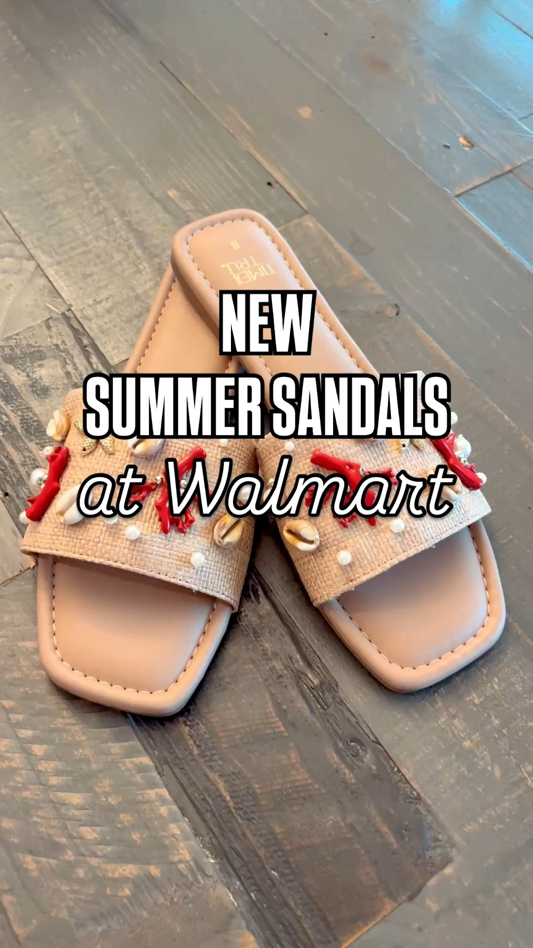 New summer sandals at Walmart!