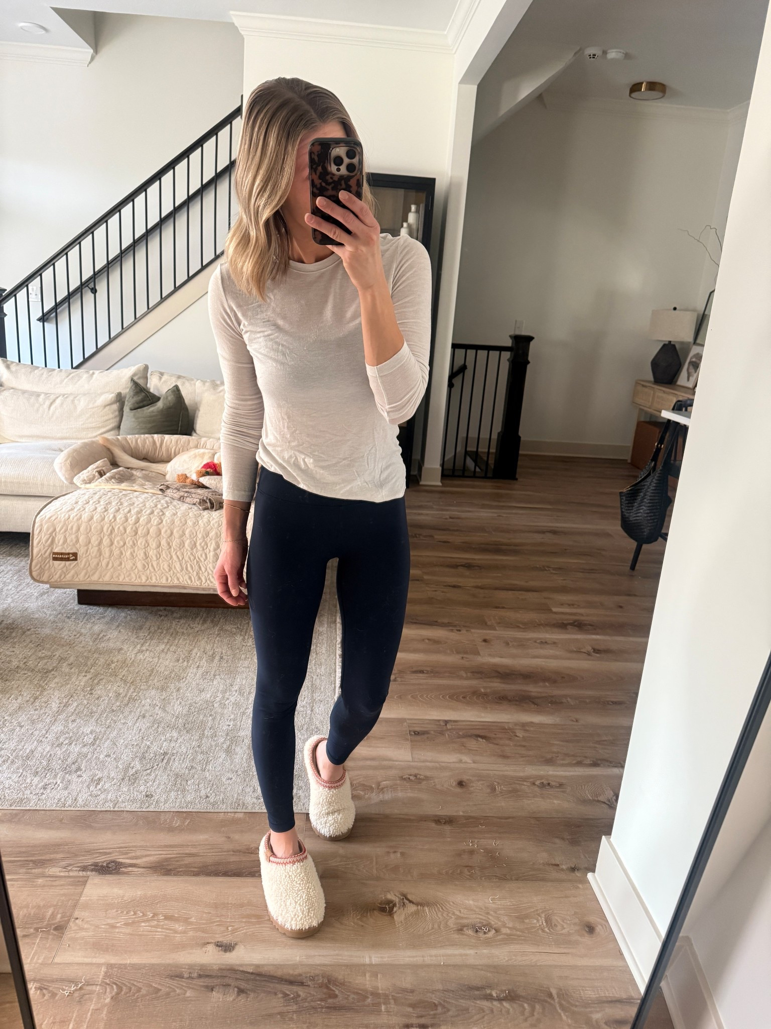 Wearing 4 leggings, medium bra top (cakes under), small cashmere blend top (heat tech), slippers tts 

#LTKActive #LTKFindsUnder100 #LTKOver40