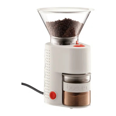 Bodum Bistro Electric Burr Coffee Grinder Bodum Finish: Off-White | Wayfair North America