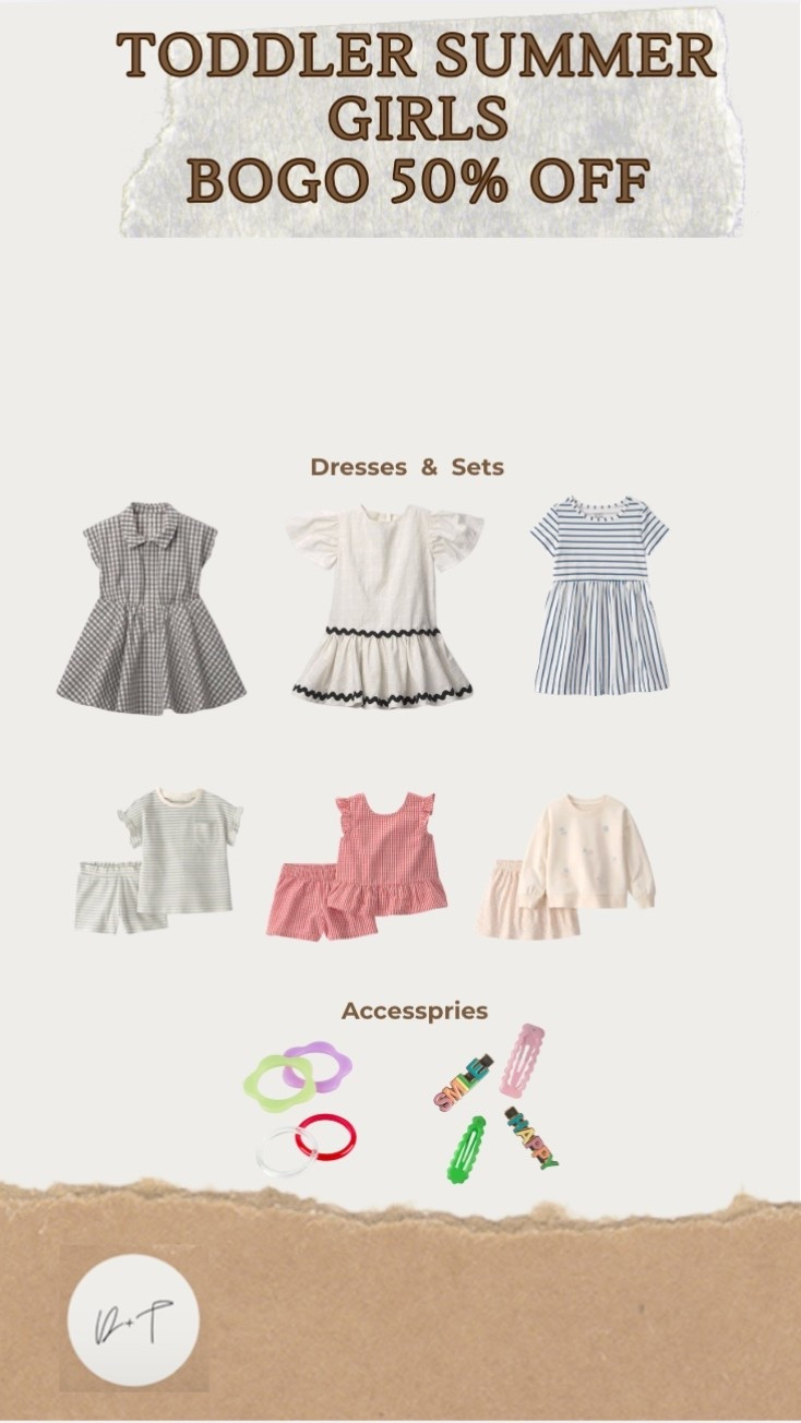 Toddler summer girls Bogo, 50% off dresses and sets

#LTKKids #LTKSeasonal #LTKSpringSale