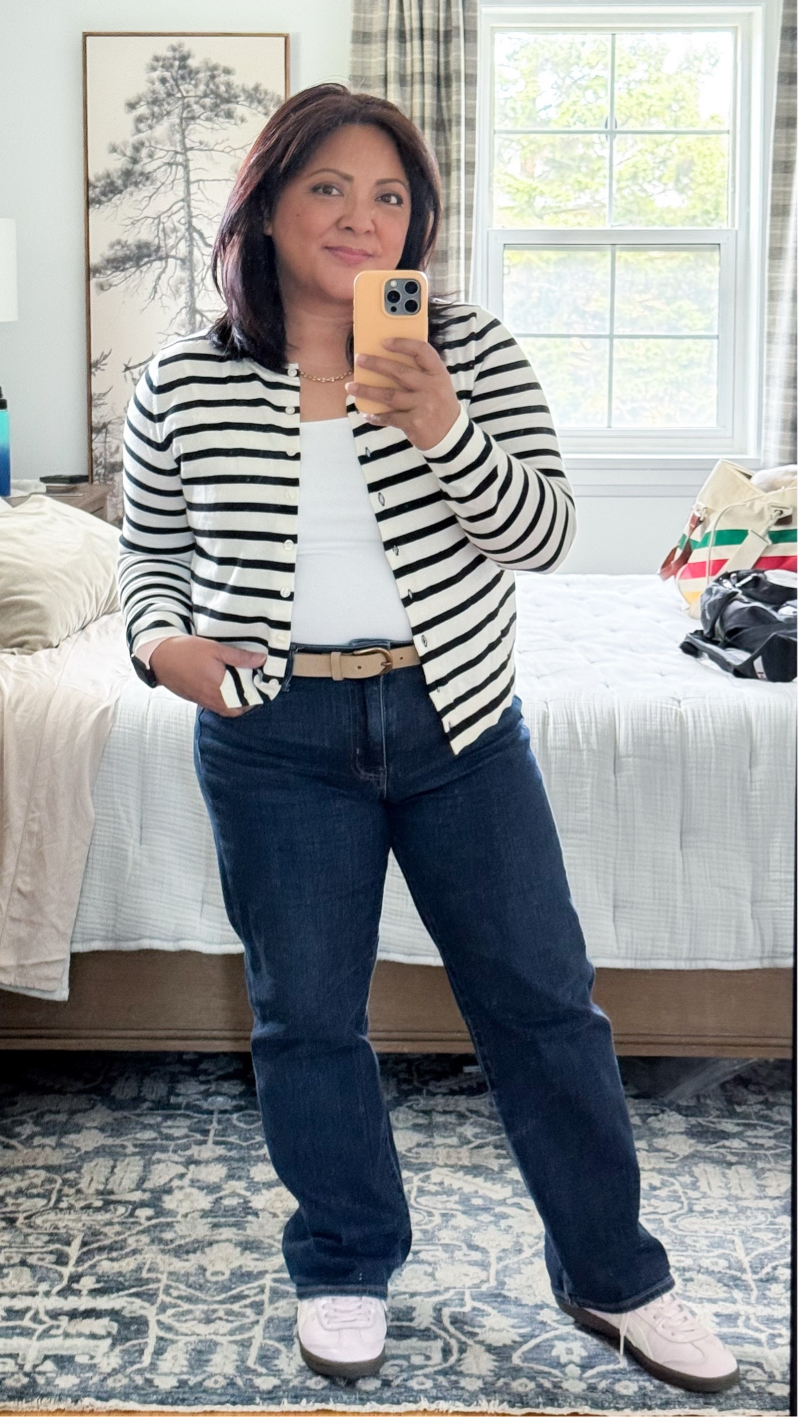 Spring Utica, weekend outfit, casual Jen’s, striped cardigan, petite outfit over 40 

#LTKcanada #LTKjeans #LTKpetite