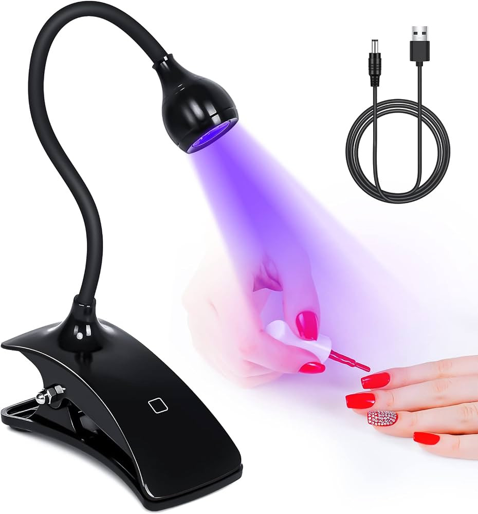 Mini LED Nail Lamp 3W UV Light for Nails Touch Nail Light Portable Nail Dryer for Gel Polish Nail... | Amazon (US)