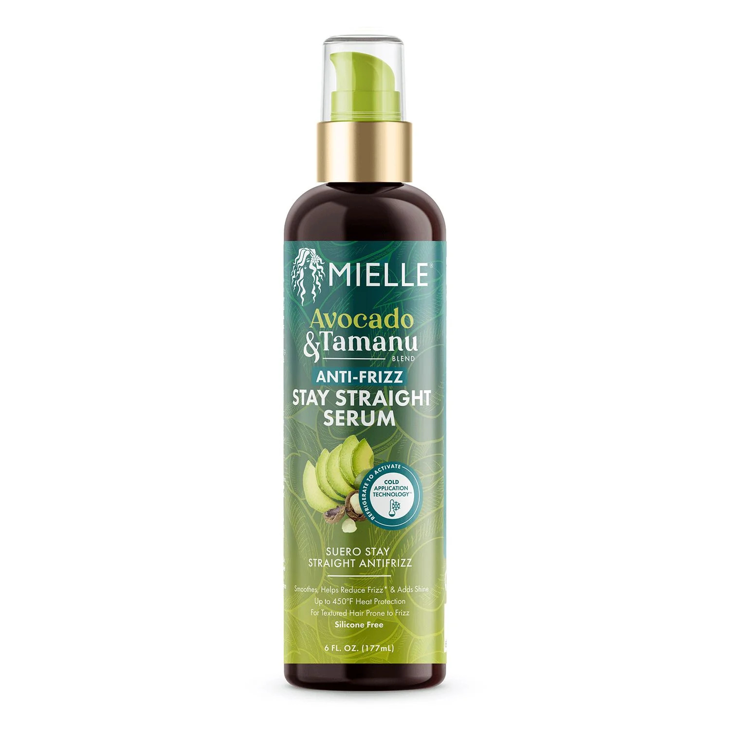 Mielle Avocado & Tamanu Anti-FrizzStay Straight Serum 8oz | Walmart (US)