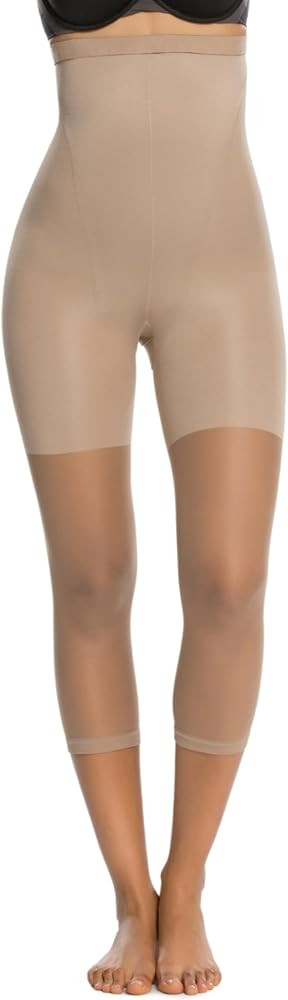 SPANX Original Shaping High-Waisted Footless Sheers - Core & Thigh Control - Footless Pantyhose -... | Amazon (US)