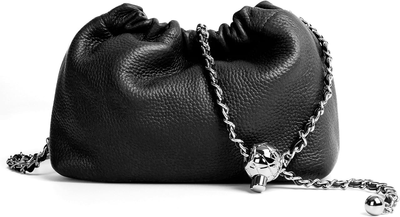 Joryin Trendy Dumpling Women's Crossbody Bag - Evening Clutch Vegan & Genuine Leather Hobo Cloud ... | Amazon (US)