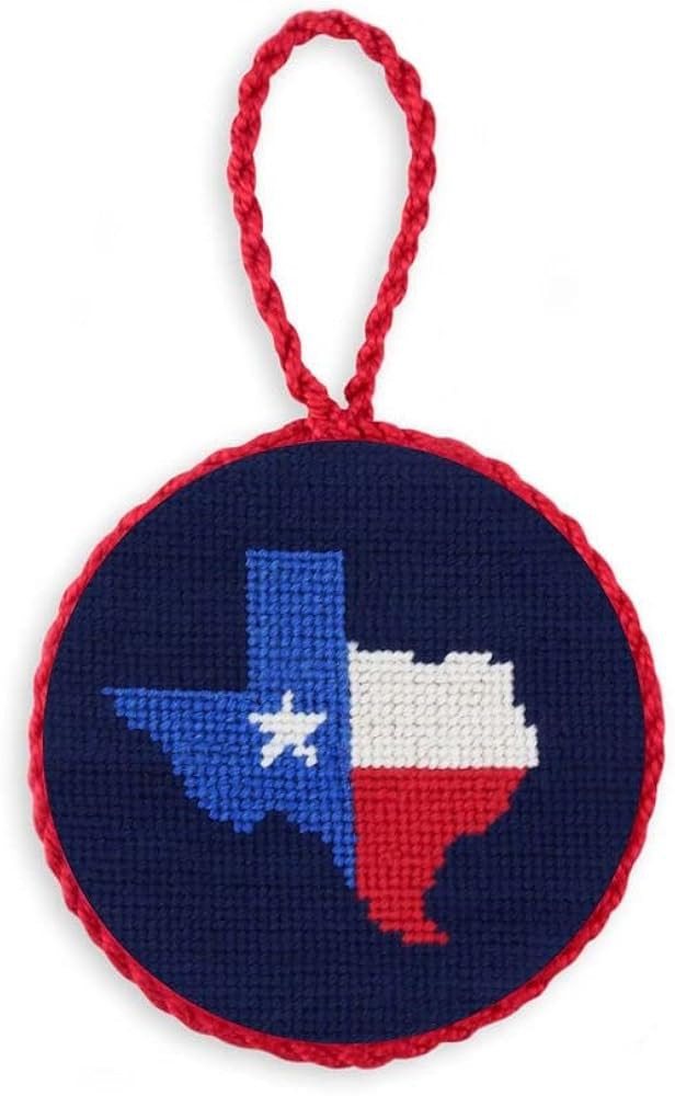Smathers & Branson Texas Flag Map Needlepoint Ornament | Amazon (US)
