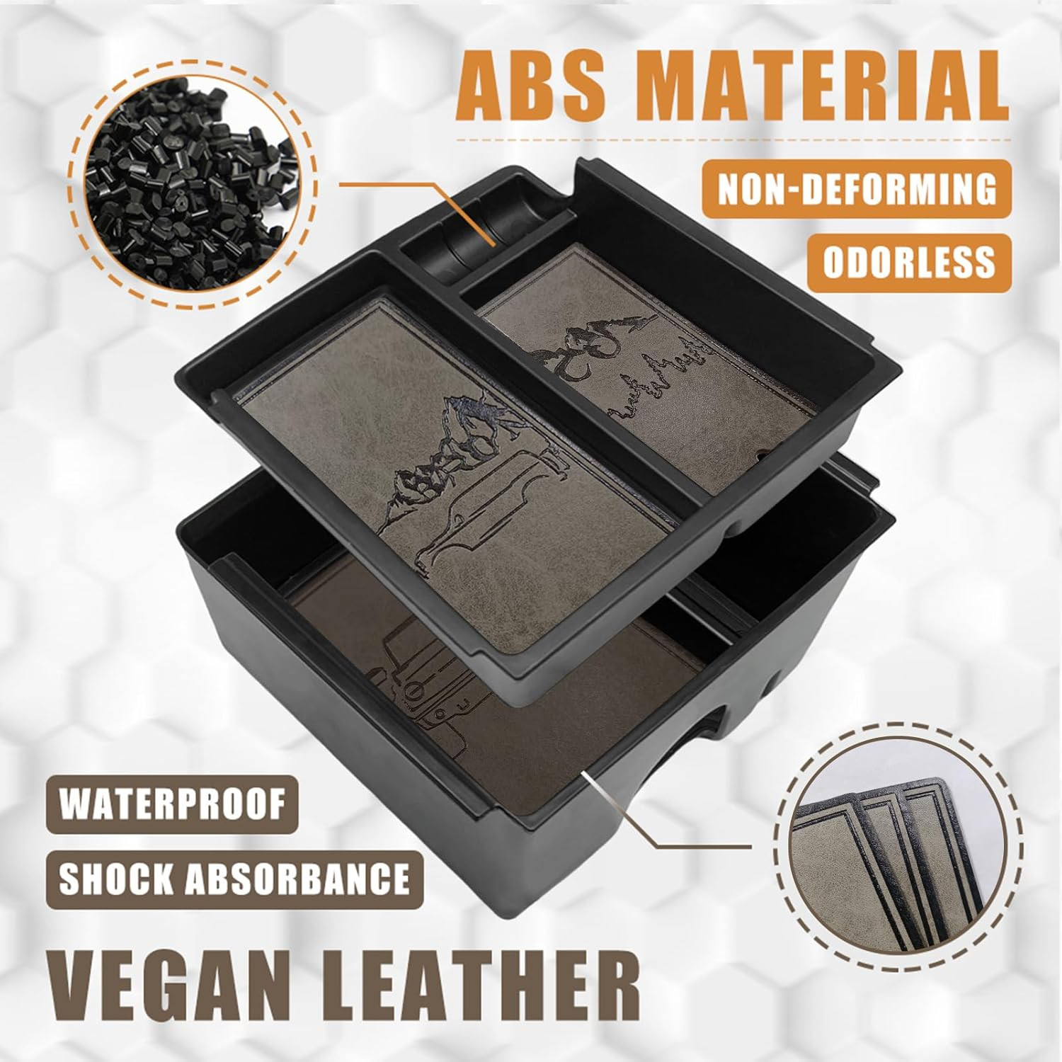 TripleAliners Center Console Organizer Compatible with 2021-2024 Ford Bronco(No for Sport) Access... | Amazon (US)