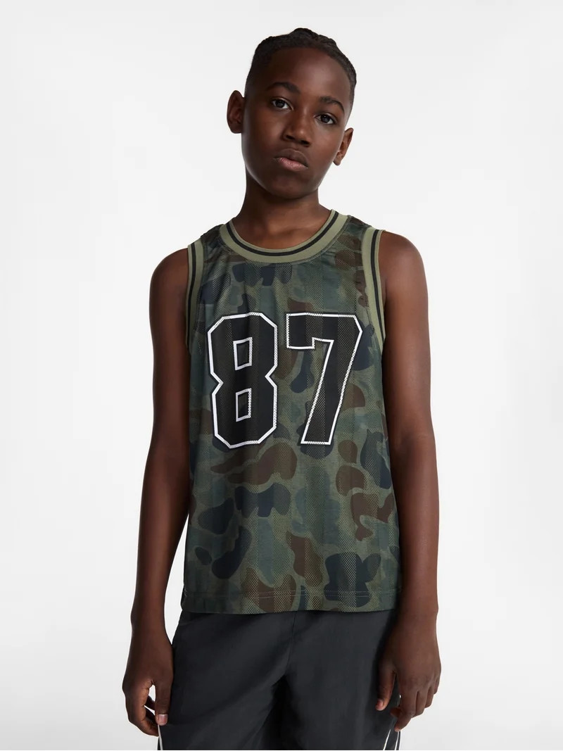 Weekend Academy Boys Mesh Tank Top, Sizes 4-18 | Walmart (US)