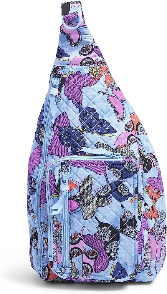 Vera Bradley Women's Cotton Medium Sling Backpack | Amazon (US)