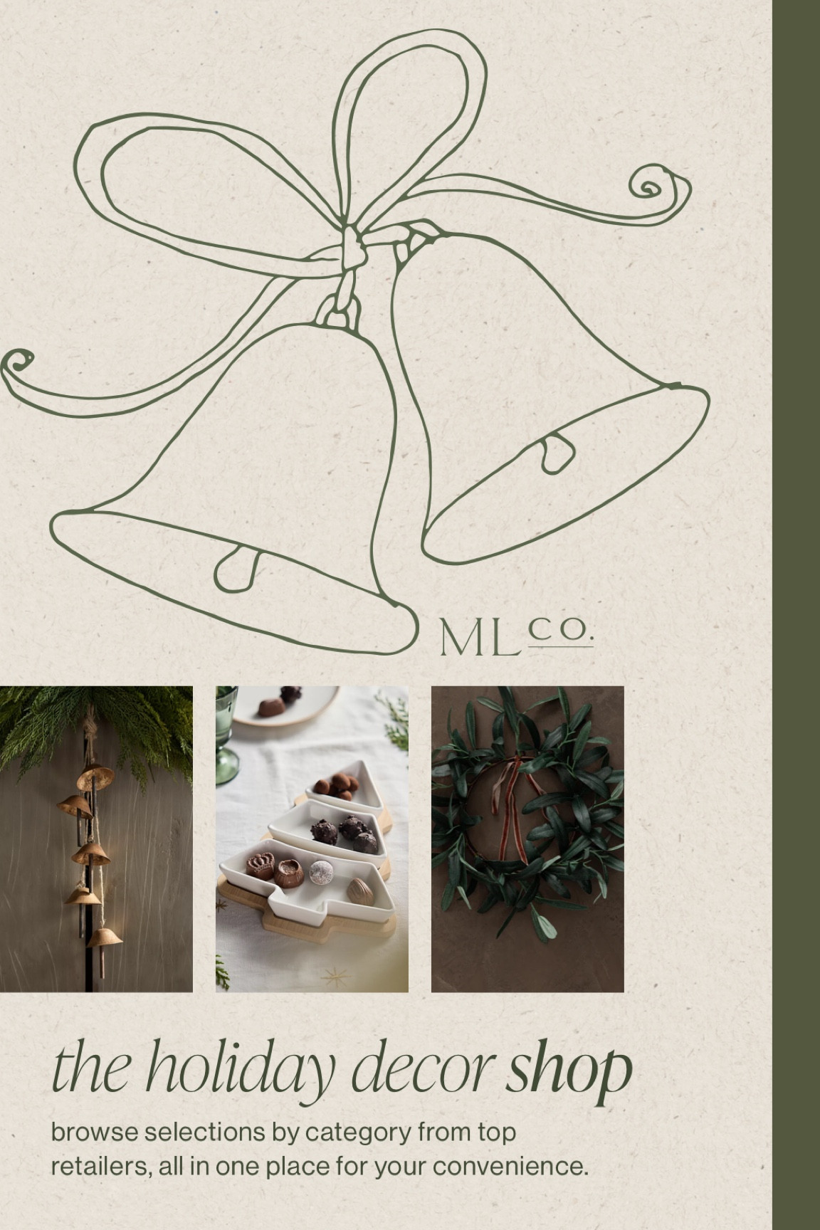 The Holiday Decor Shop is live ✨ Simply plan your season with a categorized, curated shop all in one place - saving you time and energy! Otherwise, don’t fret - holiday decor is on hold until after thanksgiving here 🤍 Shop via the link in bio on @megleonardco
•
•
•
Christmas decor, holiday decor, mantel decor, brass bells, trees, stockings, tree collar, candles 

Follow my shop @megleonardco on the @shop.LTK app to shop this post and get my exclusive app-only content!

#liketkit #LTKHoliday #LTKSeasonal #LTKGiftGuide
@shop.ltk
https://liketk.it/4kJwN