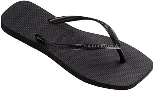 Havaianas Women's Slim Square Solid Flip Flops | Amazon (US)