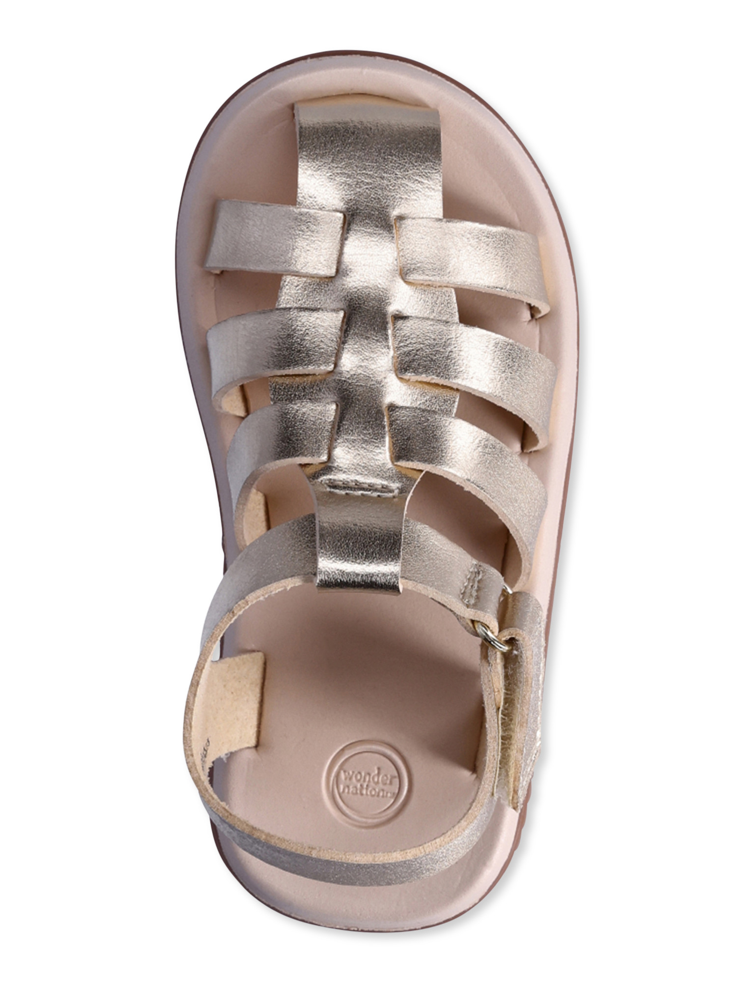 Wonder Nation Baby Girl Fisherman Sandals | Walmart (US)