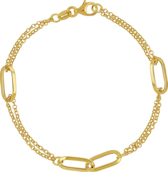 14K Gold Link Bracelet | Nordstrom
