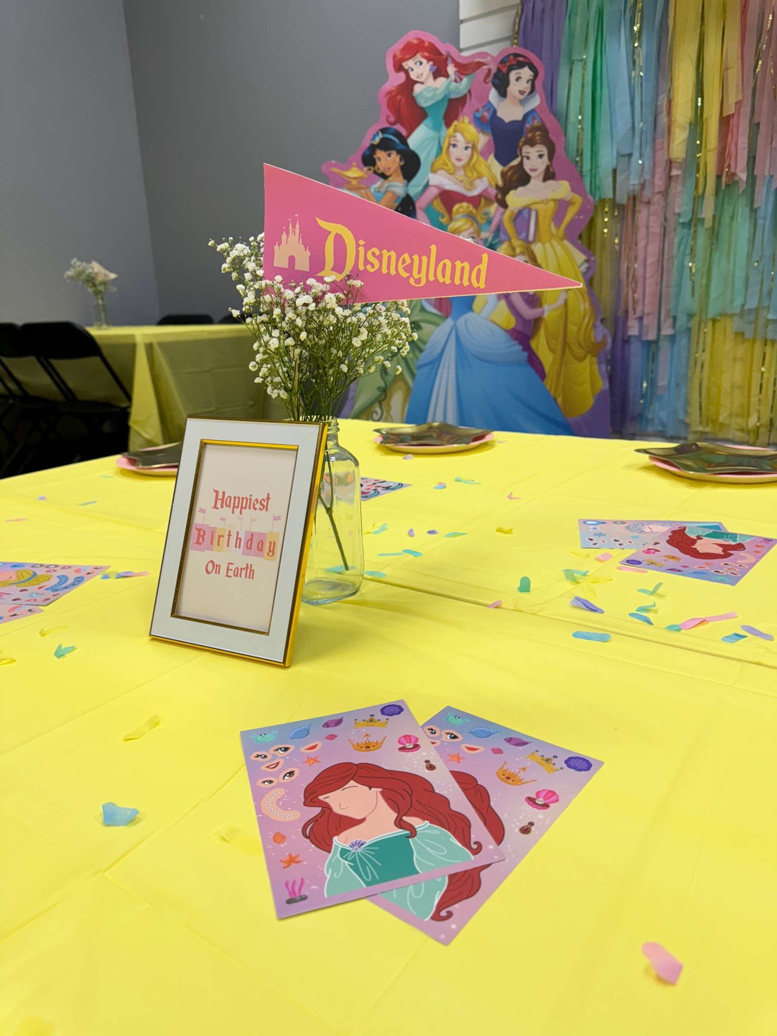 Toddler birthday party, Disneyland birthday party 
