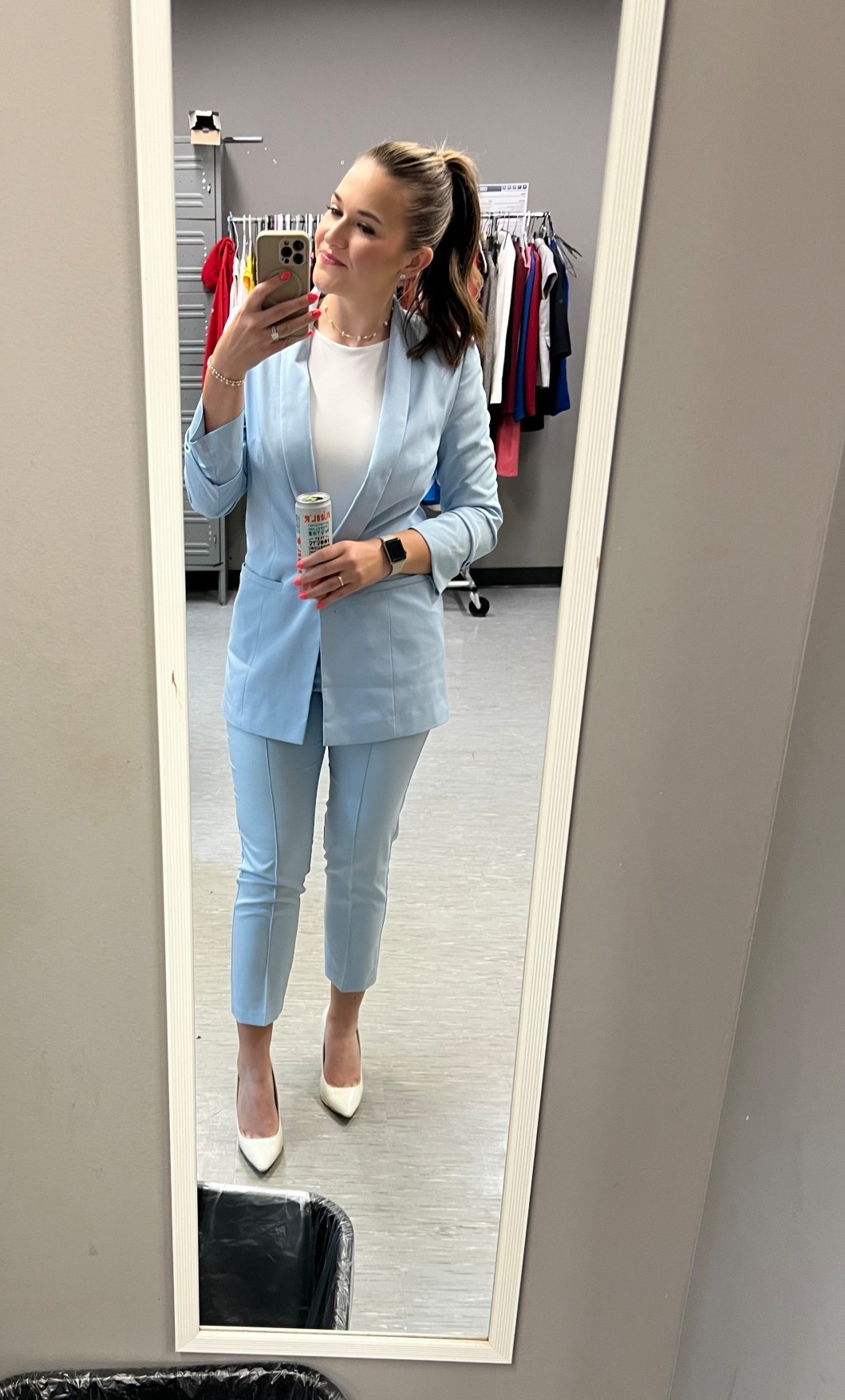 Power suit and pony kind of day at the office 🩵



#LTKStyleTip #LTKFindsUnder100 #LTKWorkwear
