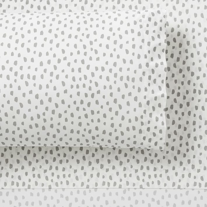 Brushstroke Dot Sheet Set | West Elm (US)