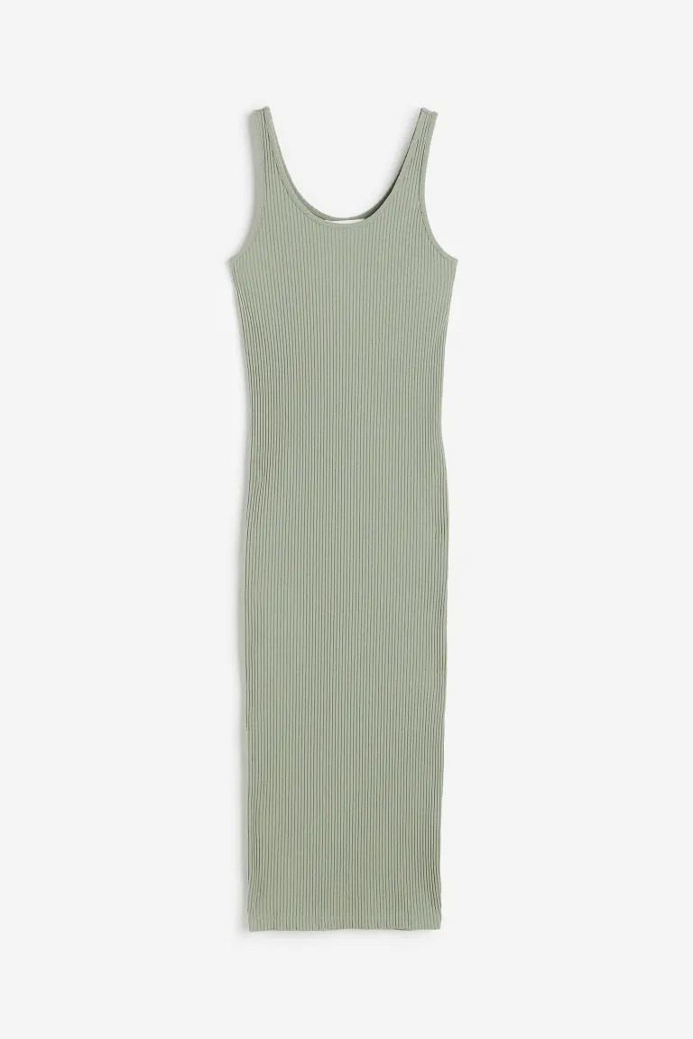 Geripptes Bodycon-Kleid | H&M (DE, AT, CH, NL, FI)