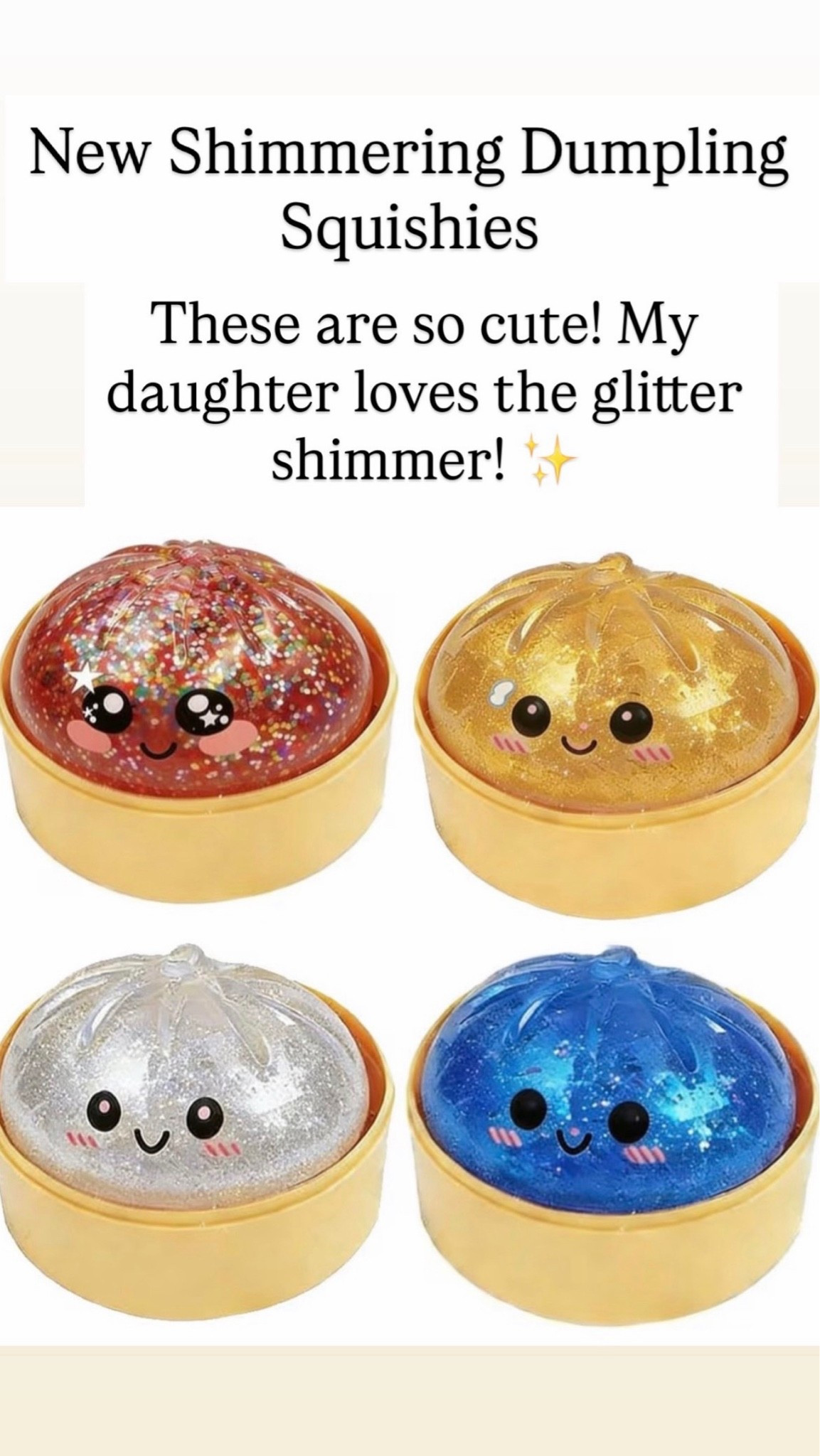 Shimmering Dumpling Squishes

#LTKKids