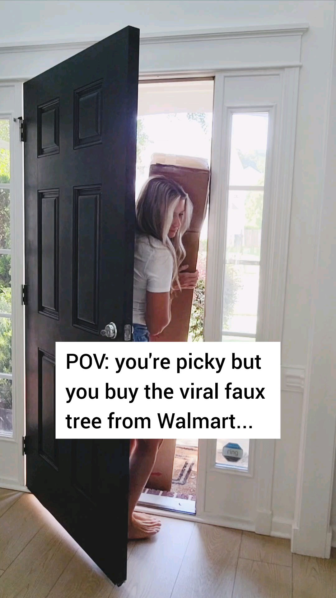 Sell out risk!  I linked the same tree at home depot, in case Walmart sells out but it's selling out too!

#LTKHome #LTKVideo #LTKSaleAlert