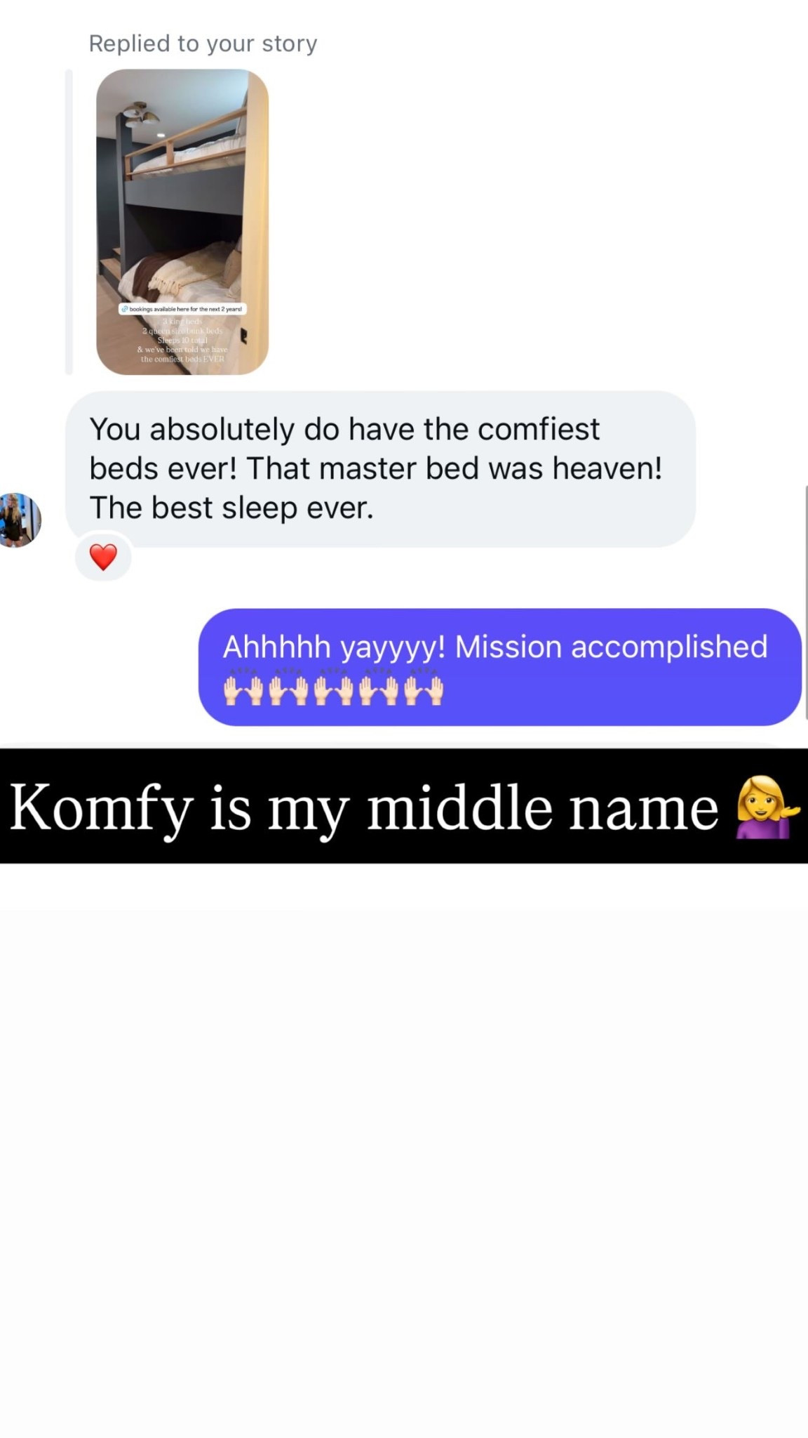 Komfy is my middle name 💁‍♀️
