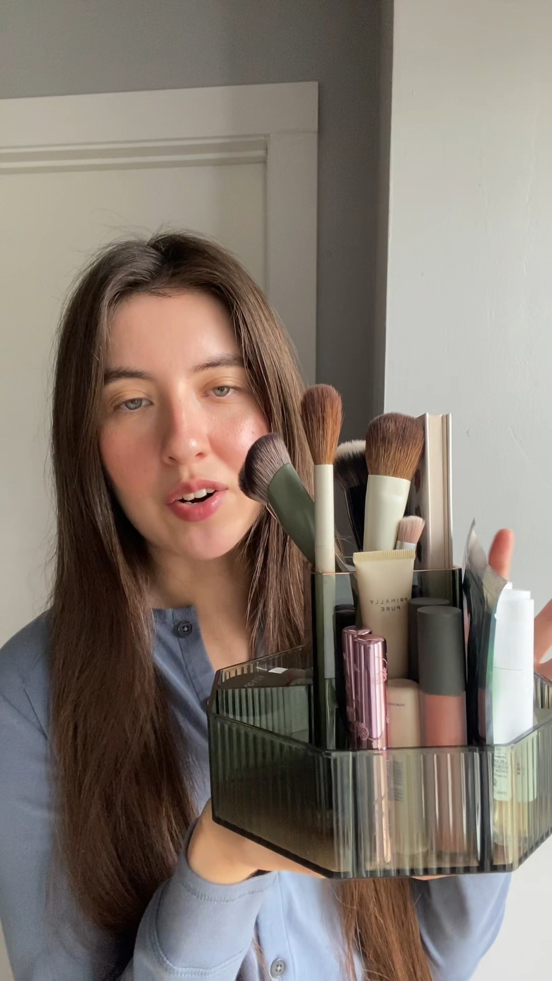 New makeup organizer at target 🎯 

#LTKBeauty #LTKFindsUnder50 #LTKHome