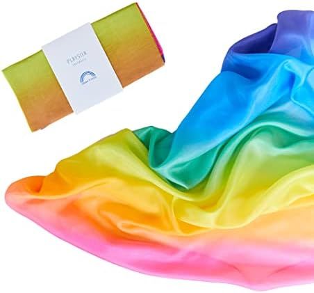 Sarah's Silks Enchanted Playsilk | 100% Silk Sensory Toys for Toddlers | Square Scarves, Montesso... | Amazon (US)