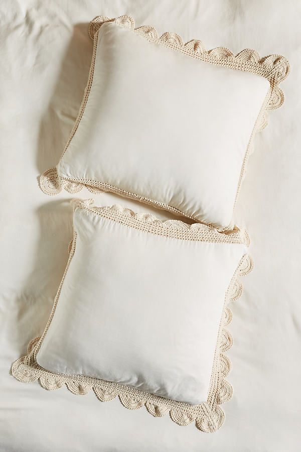 Tranquility Linen Blend Euro Sham By Anthropologie in Beige Size EURO SHAM | Anthropologie (US)