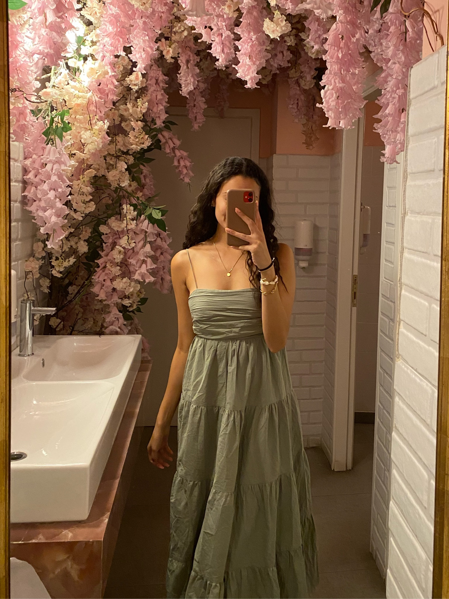 Green dress summer dress maxi dress billowy dress Vestique vacation dress summer outfit summer attire 