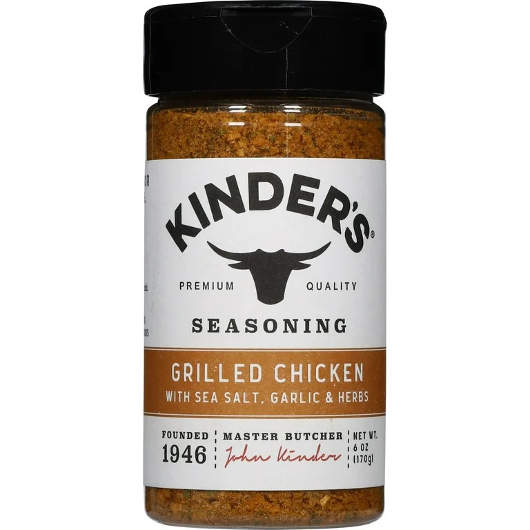 Kinder's Grilled Chicken Seasoning Blend with Garlic, Sea Salt, and Herbs, 6 oz | Walmart (US)