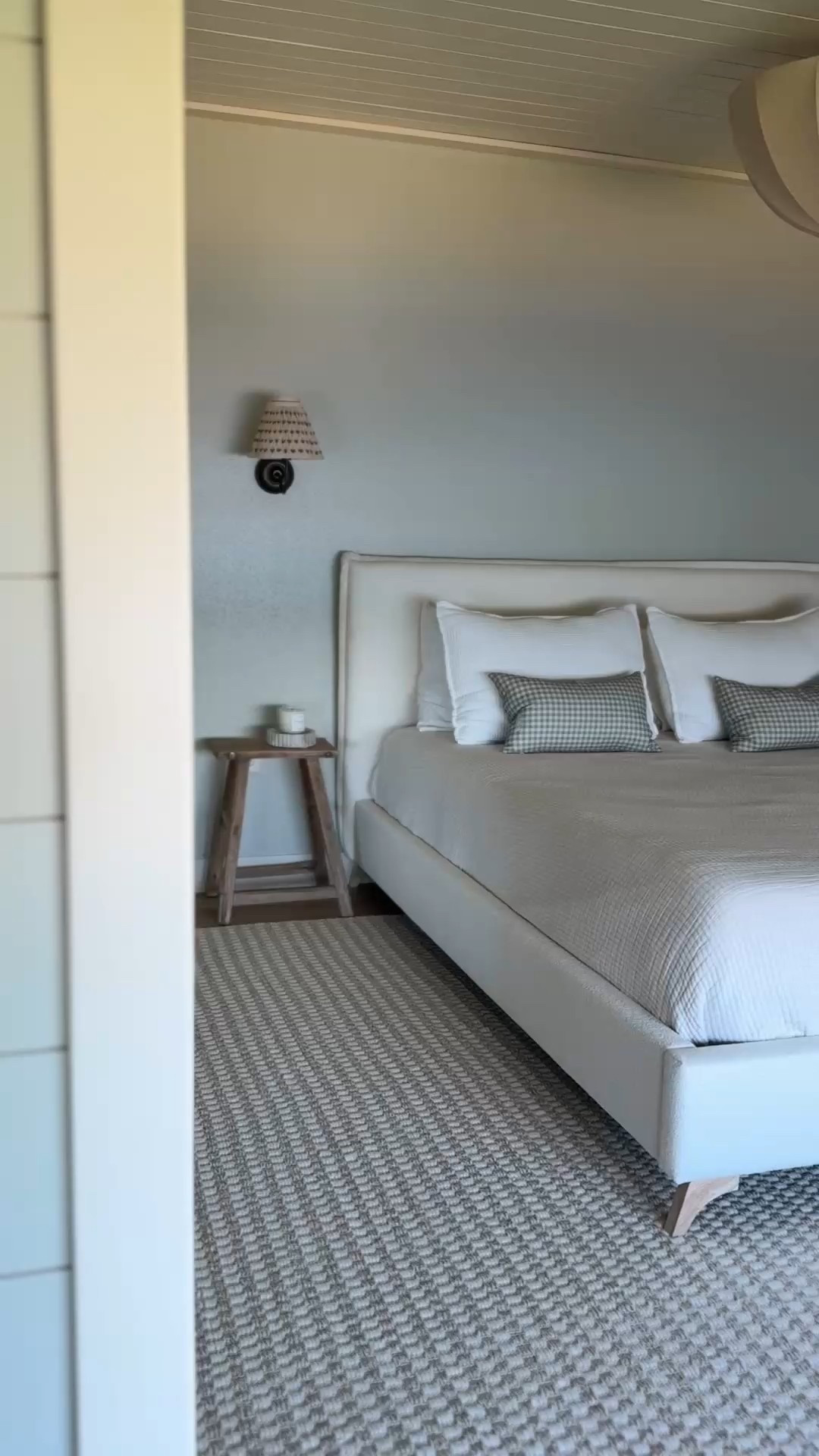 Coastal cottage goals from @Wayfair! Loving our new bed, under $500! Great quality and sturdy. Love the headboard and boucle fabric. #WayfairPartner #Wayfair

#LTKStyleTip #LTKSaleAlert #LTKHome