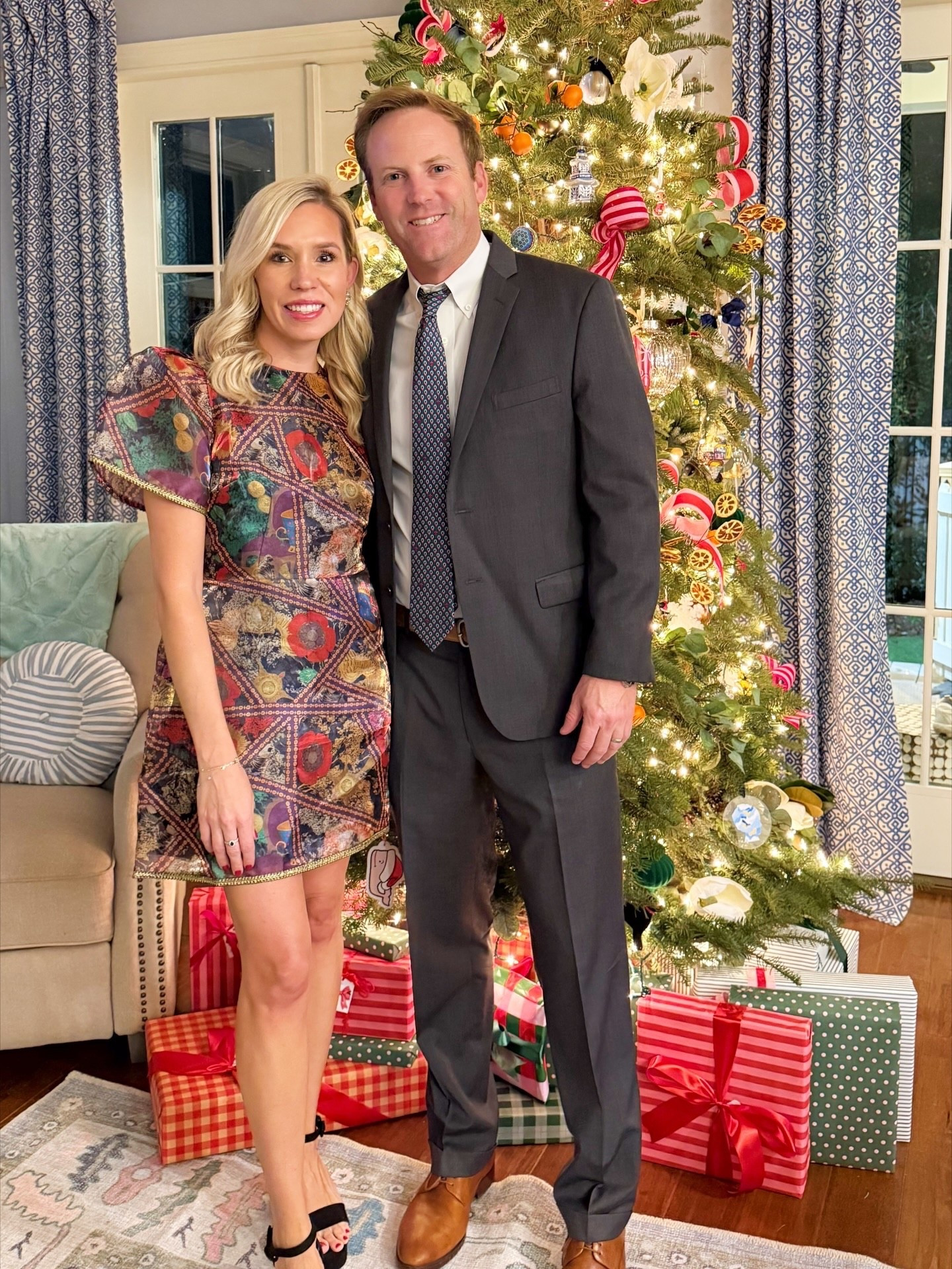 My favorite thing this year is you, @kruliskyjames ♥️

A little IG vs Reality moment. 

The amount of thoughtful messages, comments and texts checking on me these last few weeks have been overwhelming in the best way. Two weeks ago I landed in the hospital from a horrible bout with the flu and miserable complications following. But what came out of it was a potential Vestibular Neuritis diagnosis (inner ear nerve damage- I’ve had a rough go with multiple ear surgeries when I was little) that flared because of the viral infection. My heart monitor reads didn’t come back perfect, but it was a good report. And every doctor handing me a bottle of meds, just telling me to slow down, rest, and take it easy. 

If you know me personally, telling me to take it easy is a foreign language to me. I love being involved, I love loving on my people hard, planning and hosting a festive to do, and really throwing myself all in to the holiday magic. It’s truly what fills my heart with joy- it’s who I am, not something I can turn off.I have slowed down,  missed countless parties and get togethers to rest, mainly so I could be at the events that are the most important to me, with the people who mean the most. My priorities have completely realigned… and I would say it’s been an incredible silver lining. But as I rested up for one of my favorite parties of the year last night, having had 2 really great days of no vertigo episodes- I felt like myself. Walked in with my guy… and 30 minutes later the dizzy hit me. I had to quickly hug my friends and landed myself back in bed for the night at 7:30. 

So to answer so many of your questions, yes- I’m doing better, better every day- and so incredibly thankful I’m not in the same place I was two weeks ago, so thankful this is manageable and not something far worse. But damn if I’m not discouraged and sad. I know it will take months to heal, and I’m keeping my chin up and head held high like only a Queen can do. But I do appreciate the prayers more than you will ever know, the prayers for healing, and for my restless self. I’m focusing on how to be still this Christmas, and to be present… and I encourage all of you to do the same too. ♥️