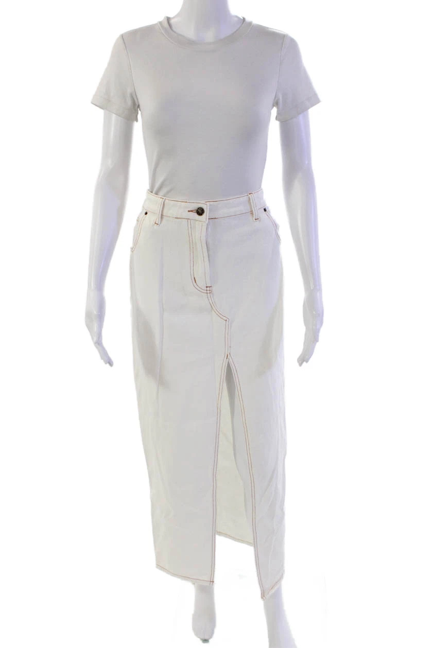 Lioness Womens Barbie Split Midi Skirt - Porcelain Size M | eBay | eBay US