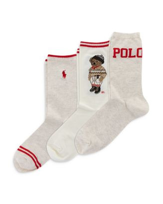 Ralph Lauren Colorado Bear Socks, Pack Of 3  | Bloomingdale's Women | Bloomingdale's (US)
