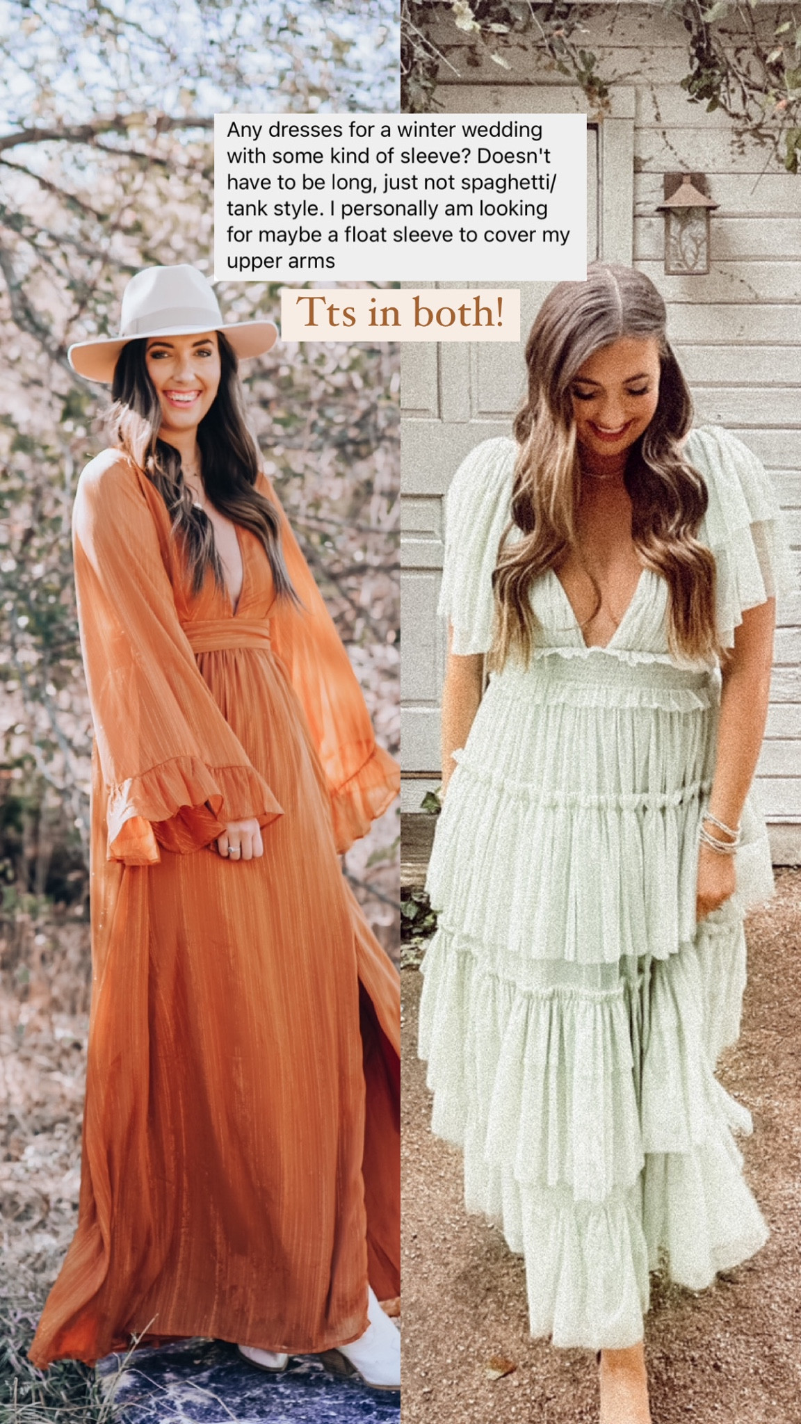 Winter and early spring wedding guest dress - tts in both (10, L) 

#LTKFind #LTKstyletip #LTKwedding