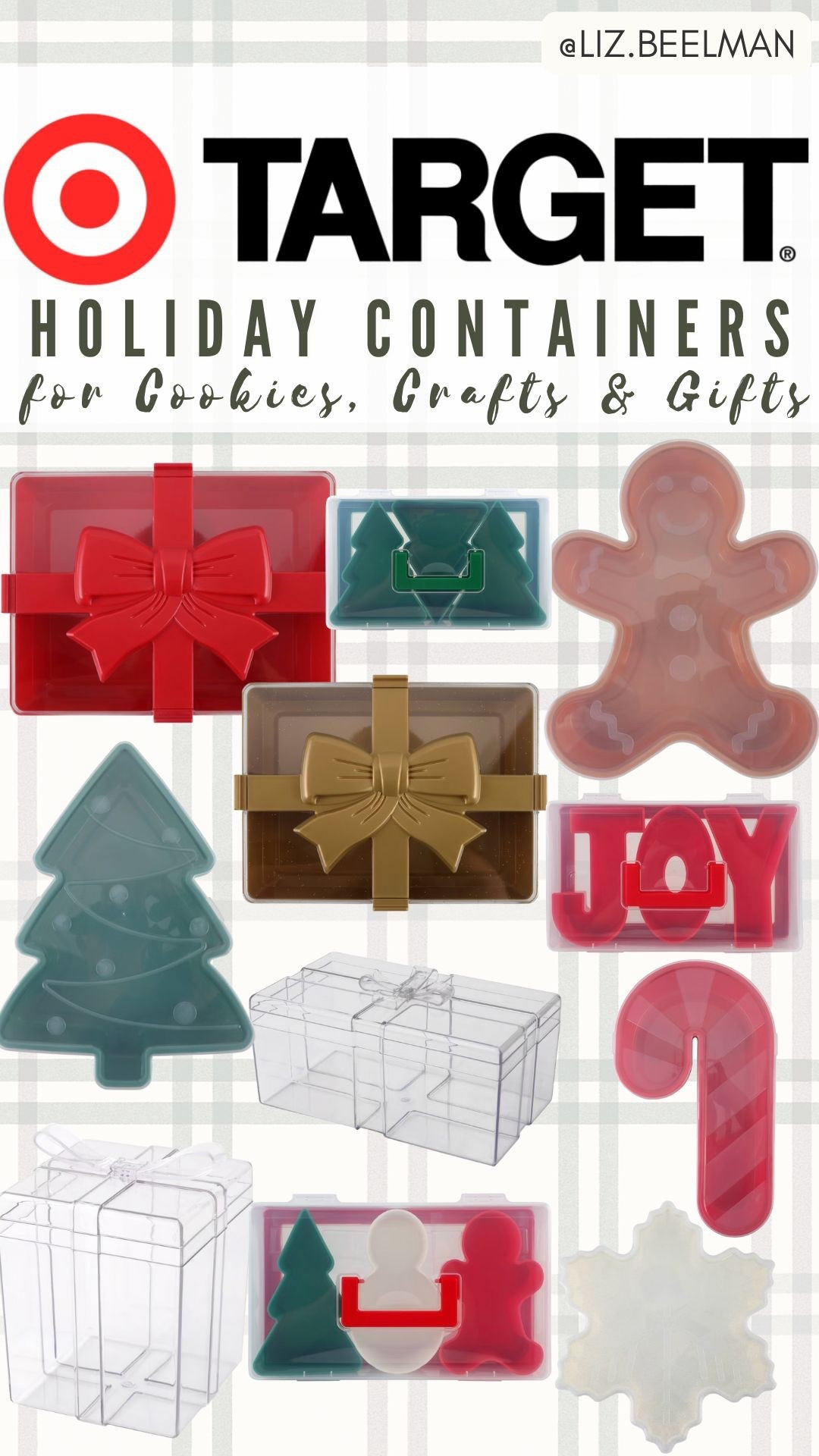 TARGET: Holiday Containers for Cookies, Crafts and Gifts 
