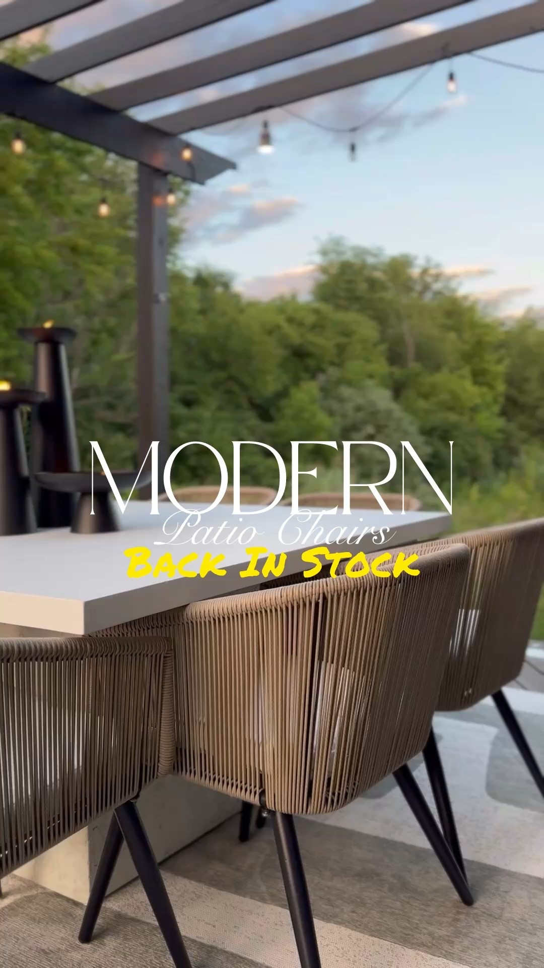 My outdoor patio chairs are back in stock and they are soo affordable.

#LTKHome #LTKSeasonal