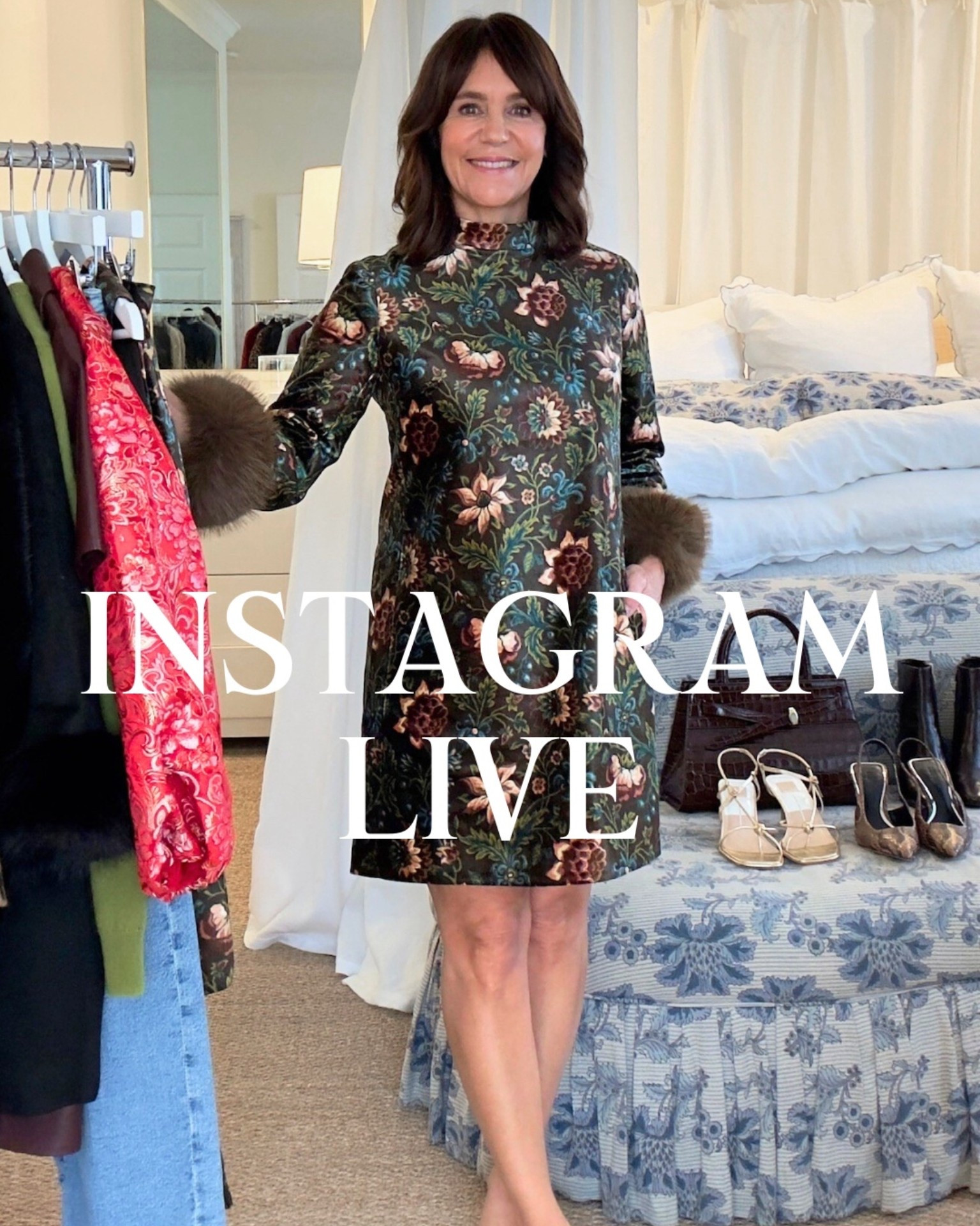 Went live on Instagram to share what’s on my rolling rack! Wearing my usual 4 and no alterations necessary 

 #LTKStyleTip #LTKHoliday #LTKSeasonal